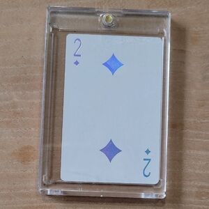 Dior 2 Of Diaminds Playing Card In Case New